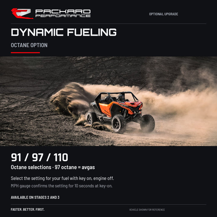 Dynamic Fueling, octane option — 91, 97 (avgas) and 110