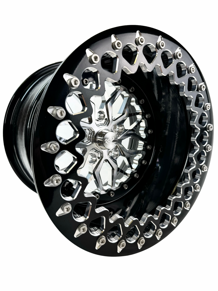 Impact - Beadlock - Silver RZR PRO R 5X4.5 by Ultra-light