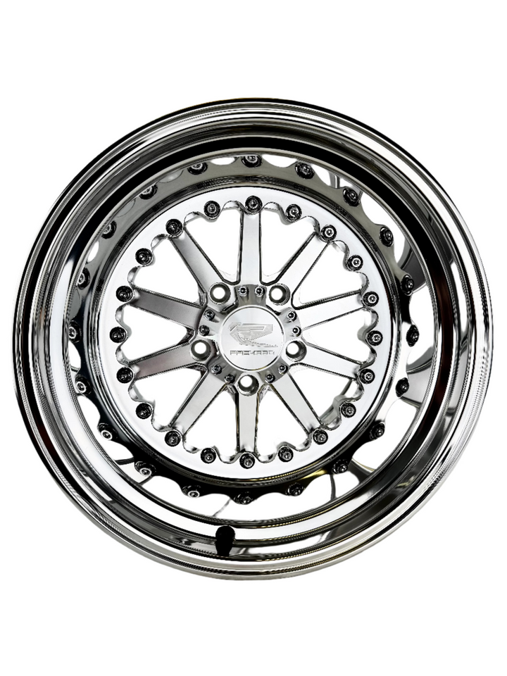 Element - FF Forged Polished Silver RZR PRO R 5X4.5