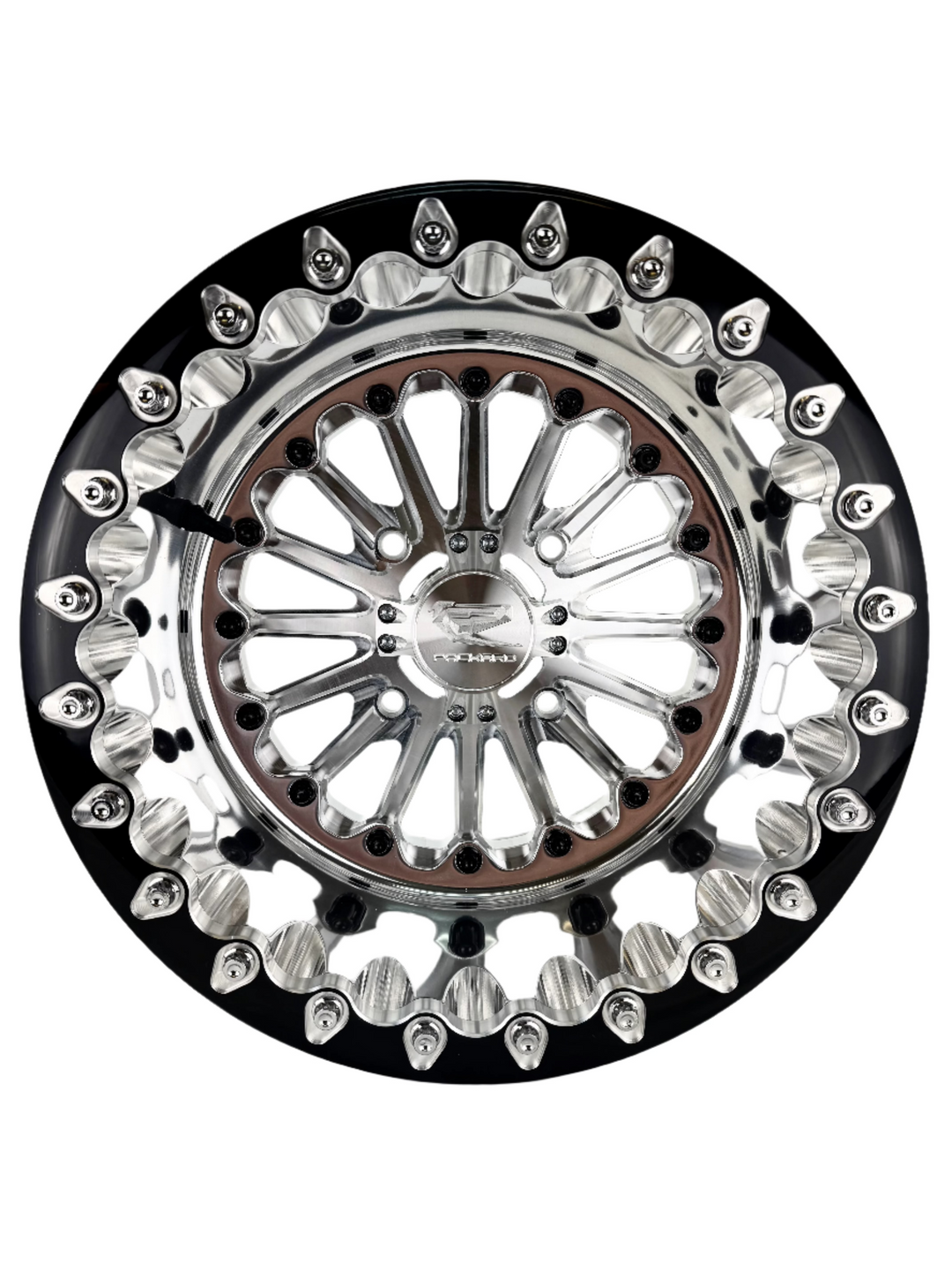 Element- FF Forged Polished Beadlock - Silver
