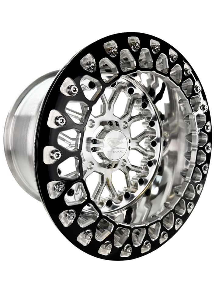 Wishbone - FF Forged Polished Beadlock - Silver