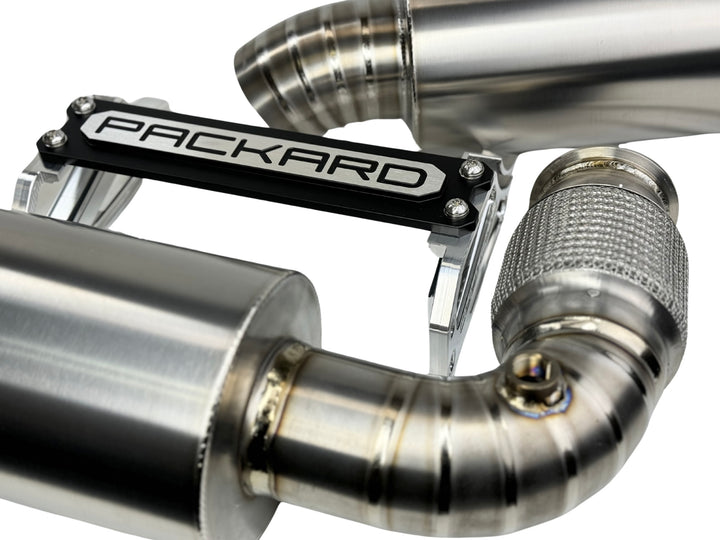 Packard Performance 3" Titanium Turbo Back Exhaust (Dual Muffler) for Can-Am X3