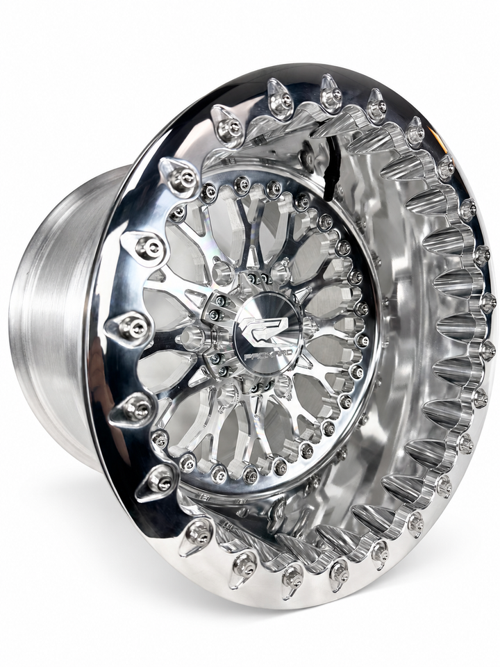 Wishbone X - FF Forged Polished Beadlock - Silver Maverick R 6x139.7