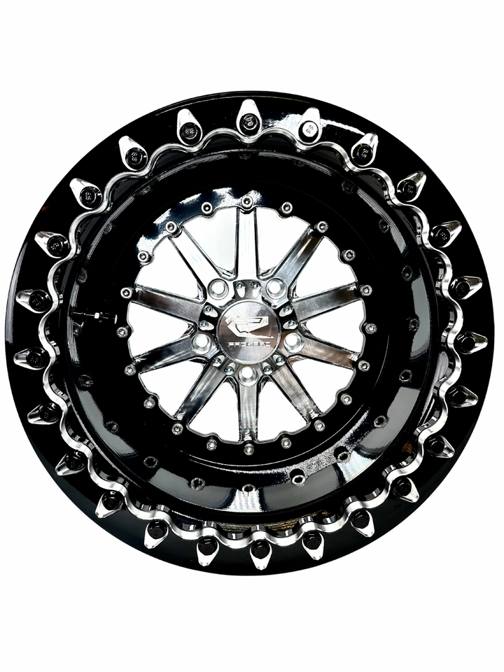 Element - Beadlock - Silver RZR PRO R 5X4.5 by Ultra-light