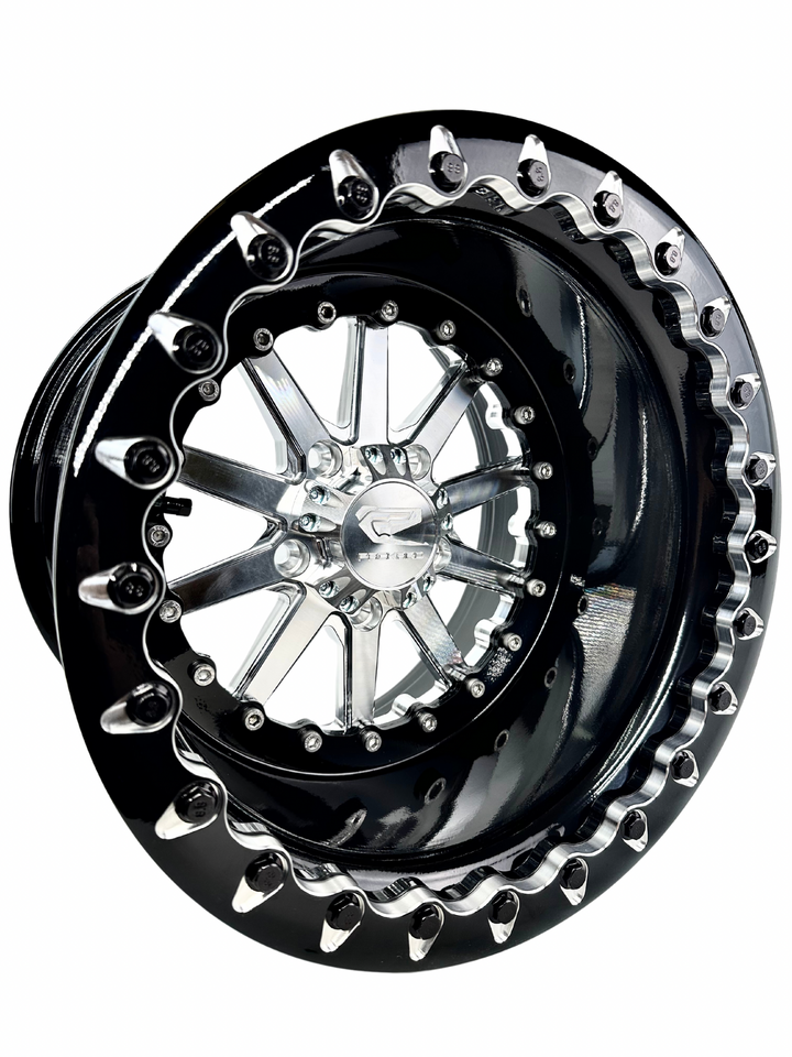 Element - Beadlock - Silver RZR PRO R 5X4.5 by Ultra-light