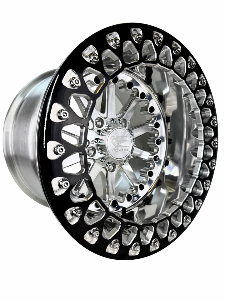 Element - FF Forged Polished Beadlock - Silver RZR Pro R 5x4.5