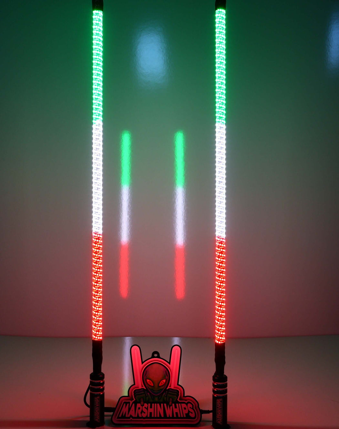Marshin Whips V2 Black Out LED Whip Set
