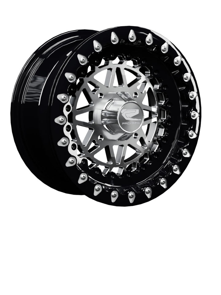 Apollo - FF Forged Beadlock - Silver - 15x7 | 4x136 / Contrast Machined V.1 / Spinner cap