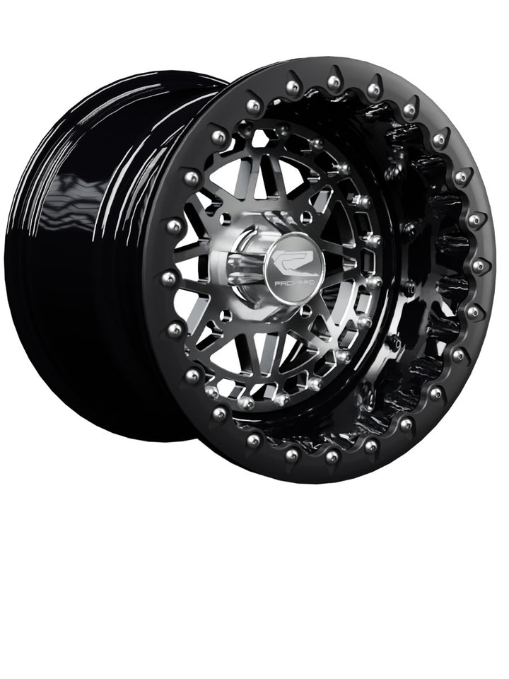 Apollo - FF Forged Beadlock - Silver - 15x11 | 4x136 / Satin Black V.1 / Spinner cap