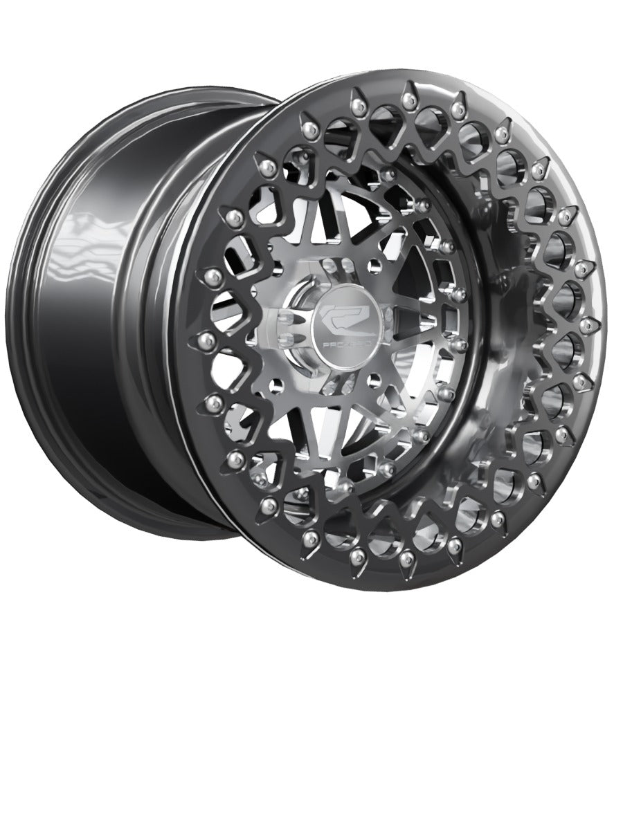 Apollo - FF Forged Beadlock - Silver - 15x11 | 4x136 / Gloss Black V.2
