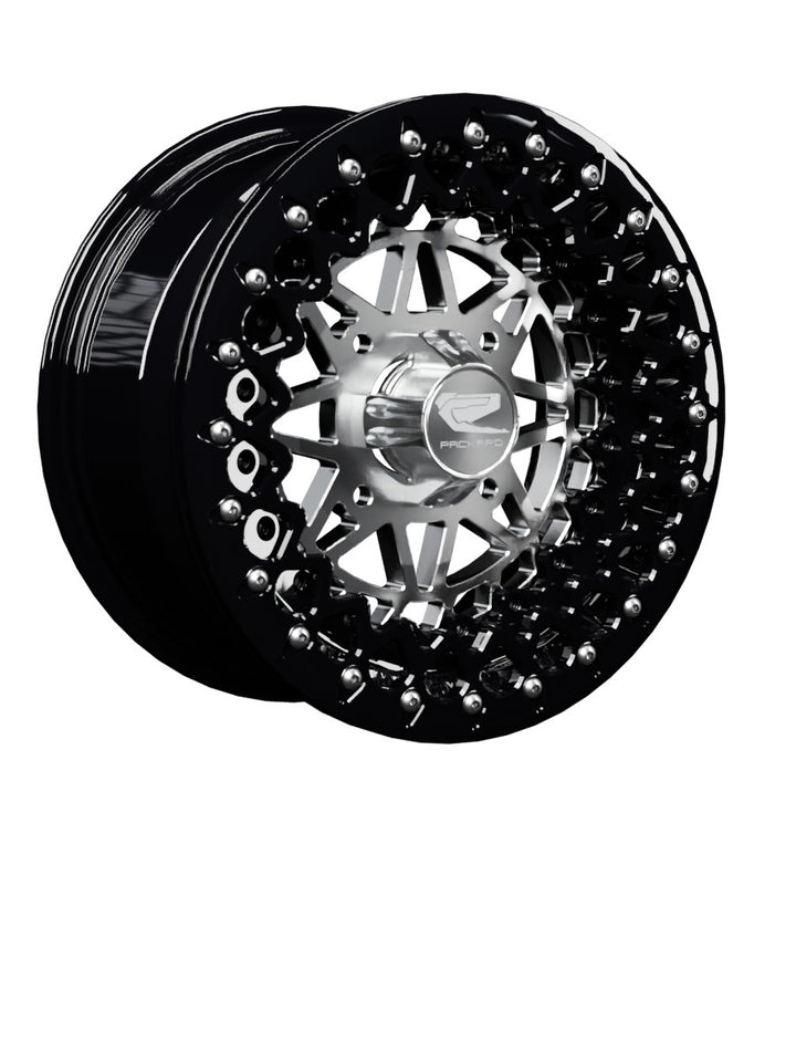 Apollo - FF Forged Beadlock - Silver - 15x7 | 4x136 / Gloss Black V.2 / Spinner cap
