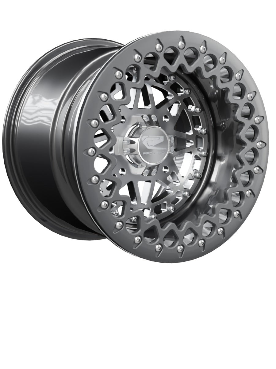 Apollo - FF Forged Beadlock - Silver - 15x11 | 4x136 / Satin Black V.2