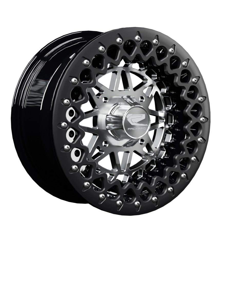Apollo - FF Forged Beadlock - Silver - 15x7 | 4x136 / Satin Black V.2 / Spinner cap