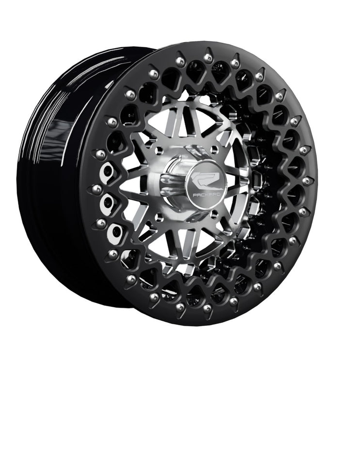 Apollo - FF Forged Beadlock - Silver - 15x7 | 4x136 / Satin Black V.2 / Spinner cap