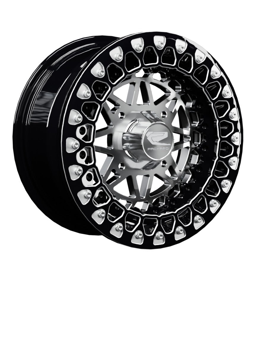 Apollo - FF Forged Beadlock - Silver - 15x7 | 4x136 / Contrast Machined V.3 / Spinner cap