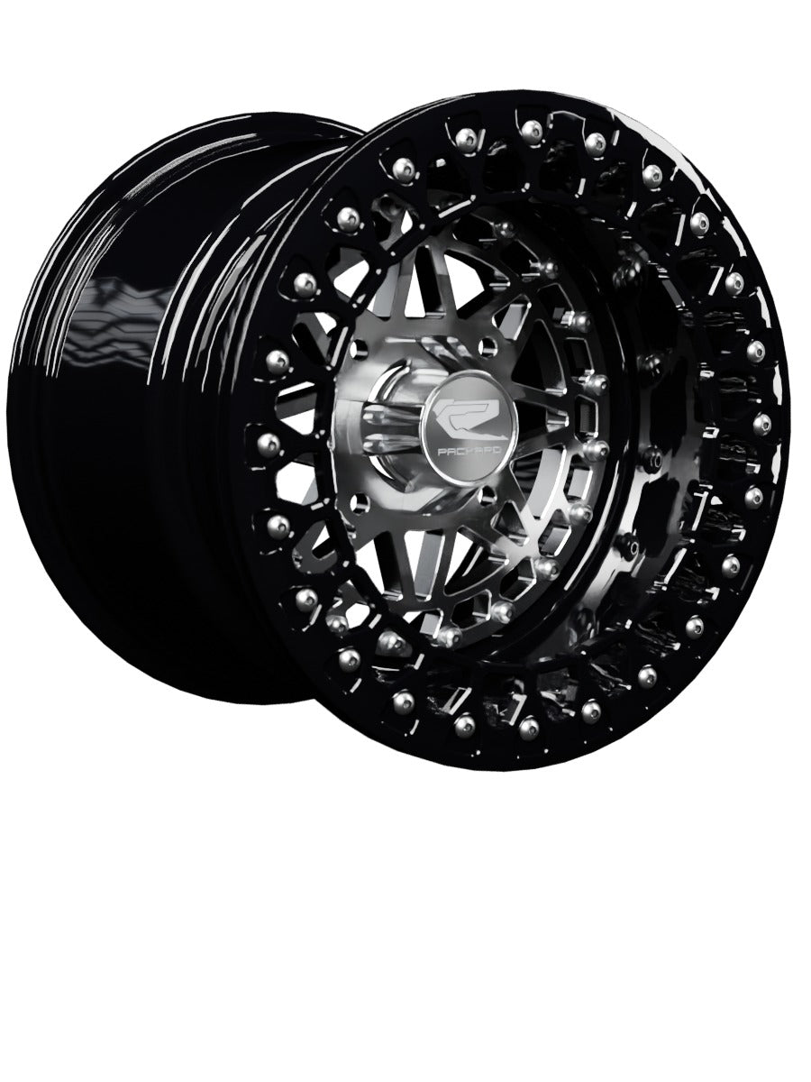 Apollo - FF Forged Beadlock - Silver - 15x11 | 4x136 / Gloss Black V.3 / Spinner cap