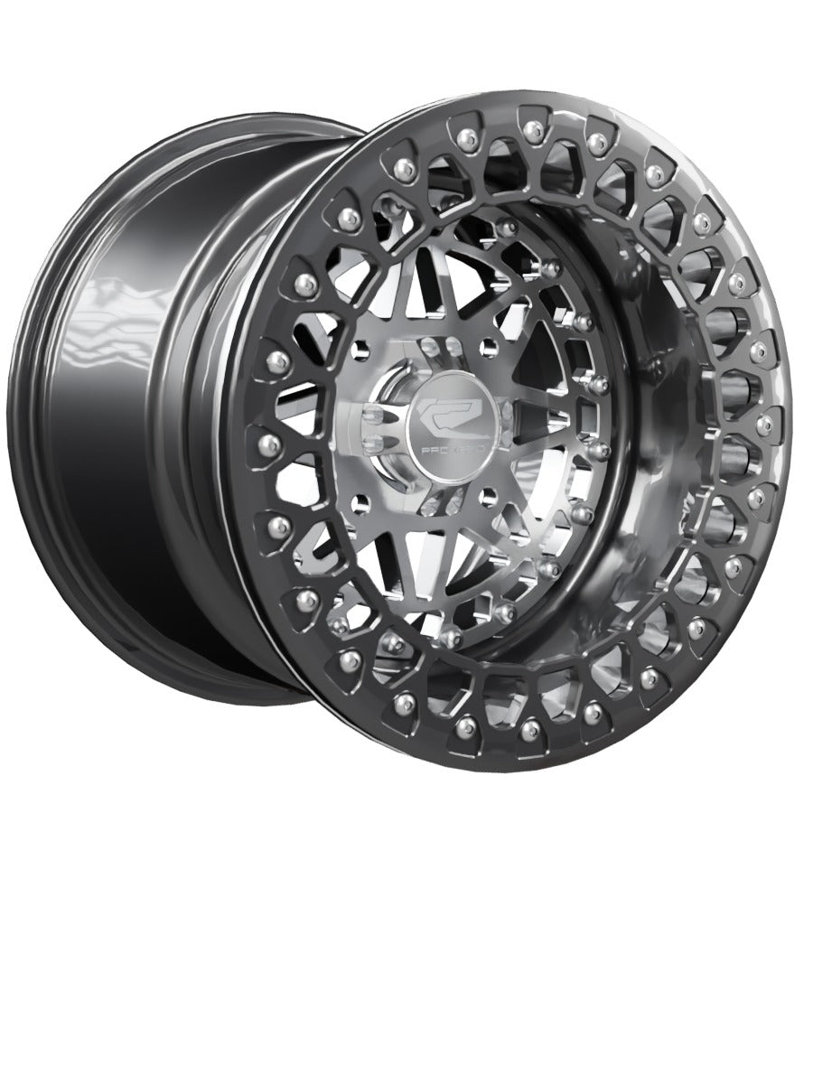 Apollo - FF Forged Beadlock - Silver - 15x11 | 4x136 / Gloss Black V.3