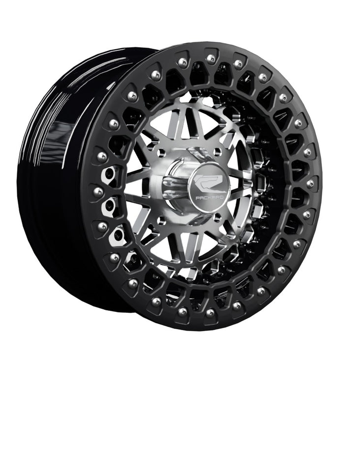 Apollo - FF Forged Beadlock - Silver - 15x7 | 4x136 / Satin Black V.3 / Spinner cap