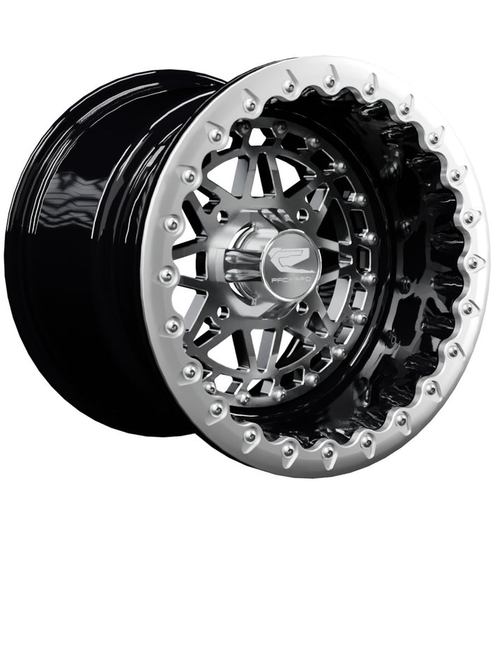 Apollo - FF Forged Beadlock - Silver - 15x11 | 4x136 / Polished V.1 / Spinner cap
