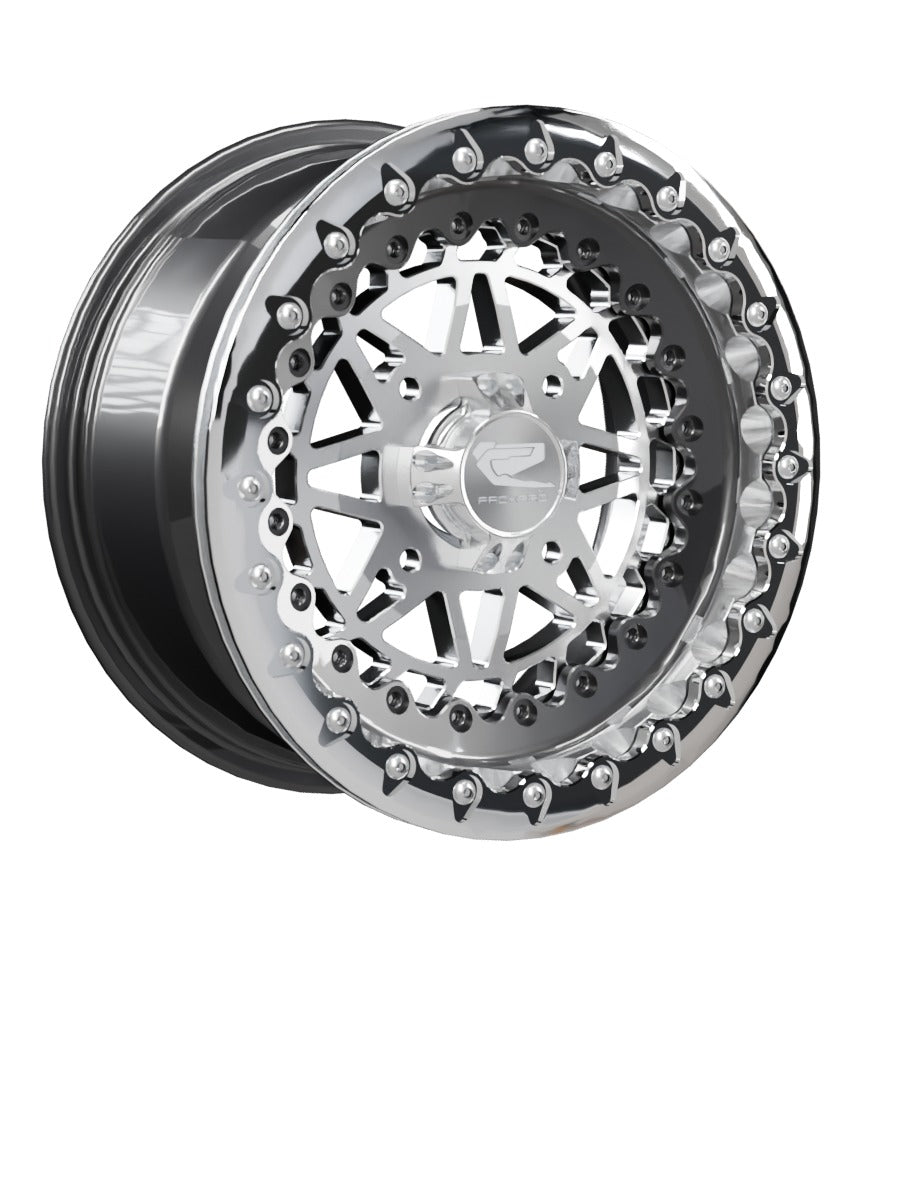 Apollo - FF Forged Beadlock - Silver - 15x7 | 4x136 / Polished V.1
