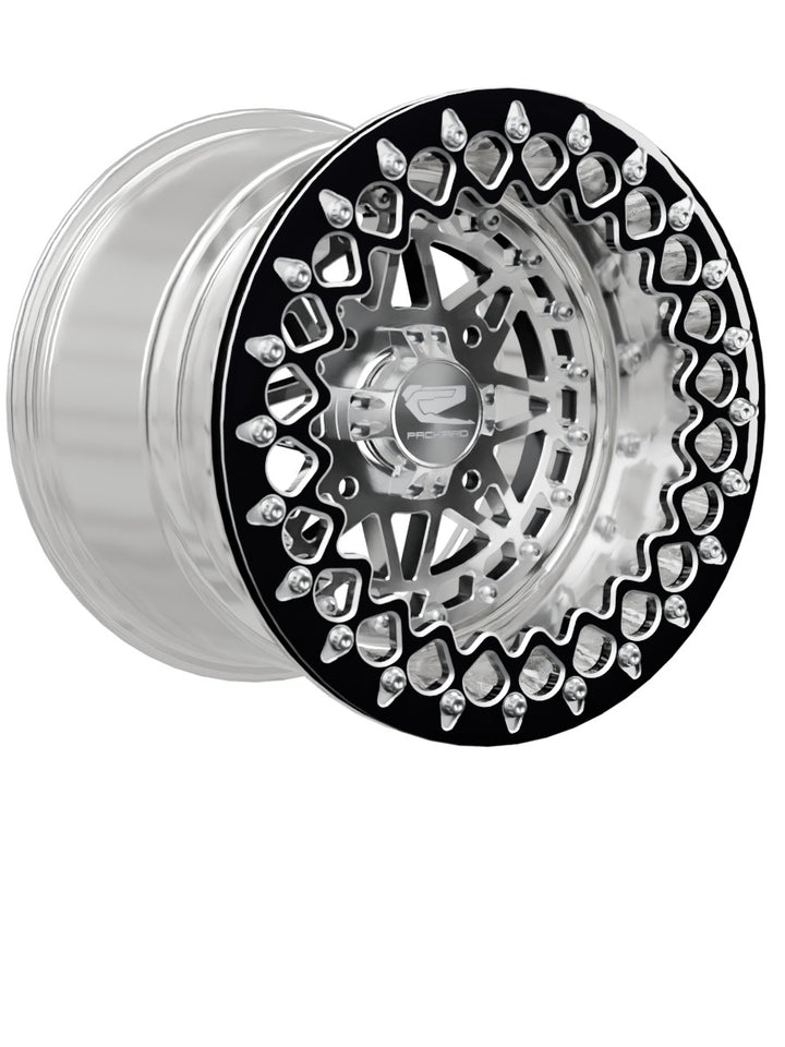 Apollo - FF Forged Polished Beadlock - Silver - 15x11 | 4x136 / Contrast Machined V.2
