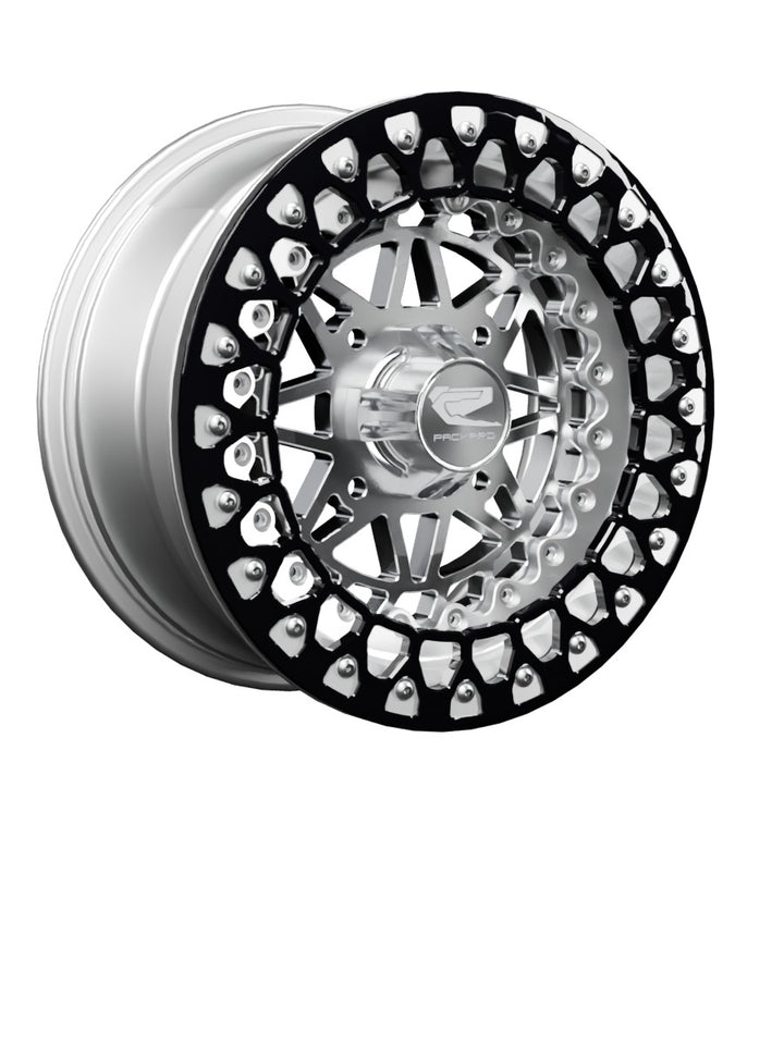 Apollo - FF Forged Polished Beadlock - Silver - 15x7 | 4x136 / Contrast Machined V.3 / Spinner cap
