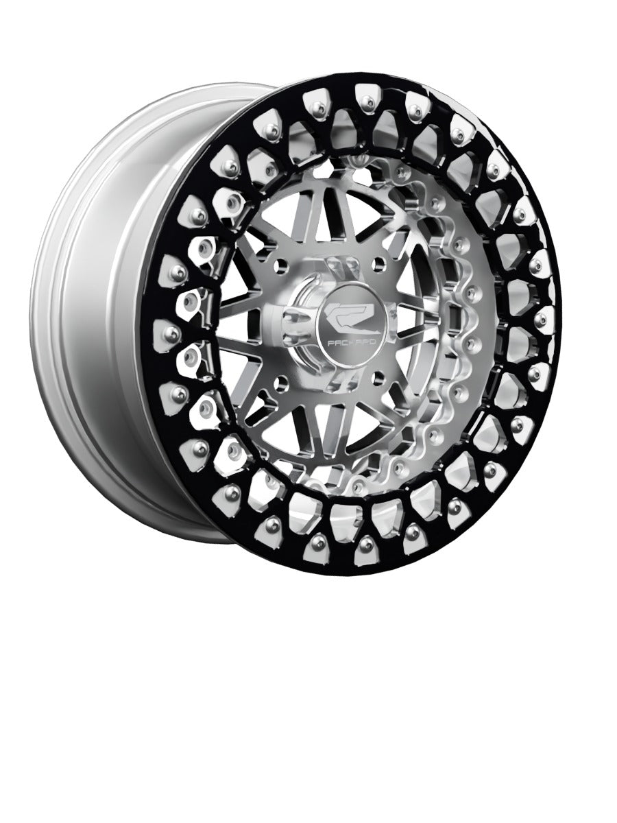 Apollo - FF Forged Polished Beadlock - Silver - 15x7 | 4x136 / Contrast Machined V.3