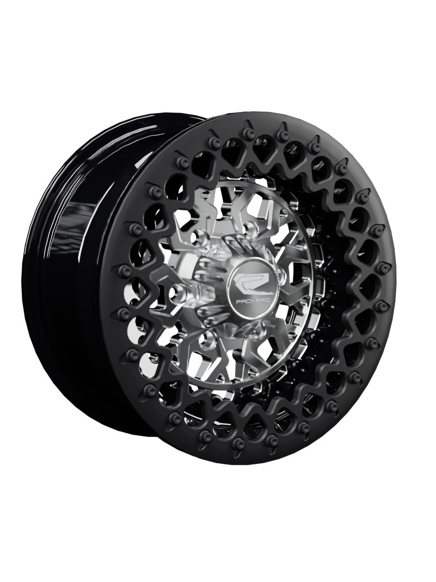 Apollo - FF Forged Beadlock - Silver Maverick R 6x139.7 - 15x7 | 6X139.7 / Satin Black V.2 / Spinner cap