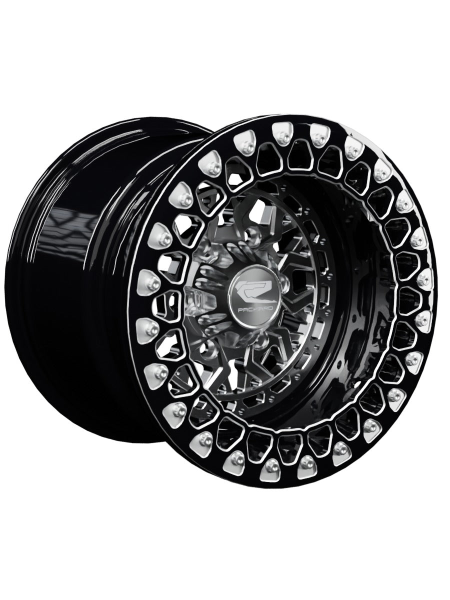 Apollo - FF Forged Beadlock - Silver Maverick R 6x139.7 - 15x11 | 6X139.7 / Contrast Machined V.3 / Spinner cap