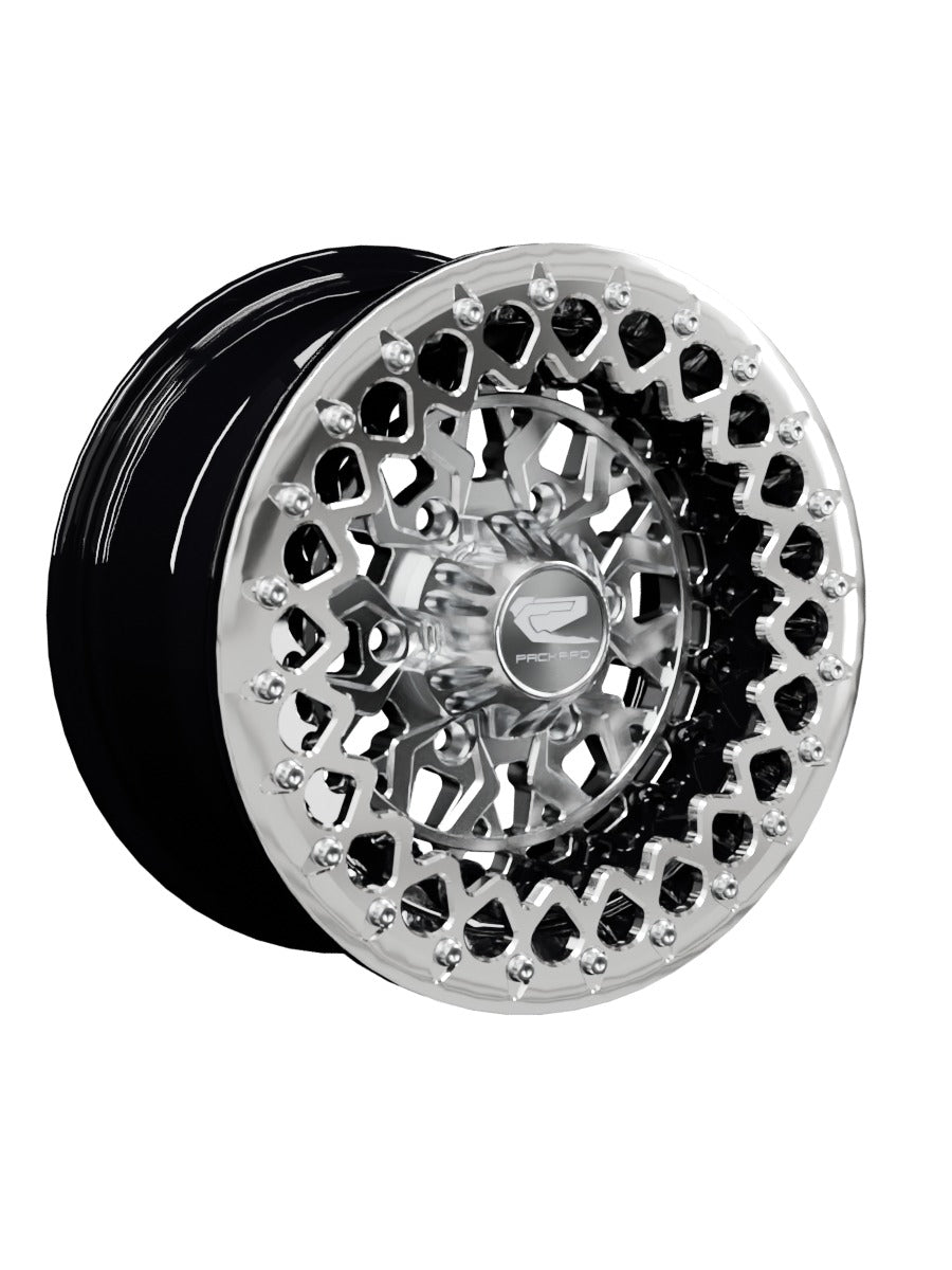 Apollo - FF Forged Beadlock - Silver Maverick R 6x139.7 - 15x7 | 6X139.7 / Polished V.2 / Spinner cap