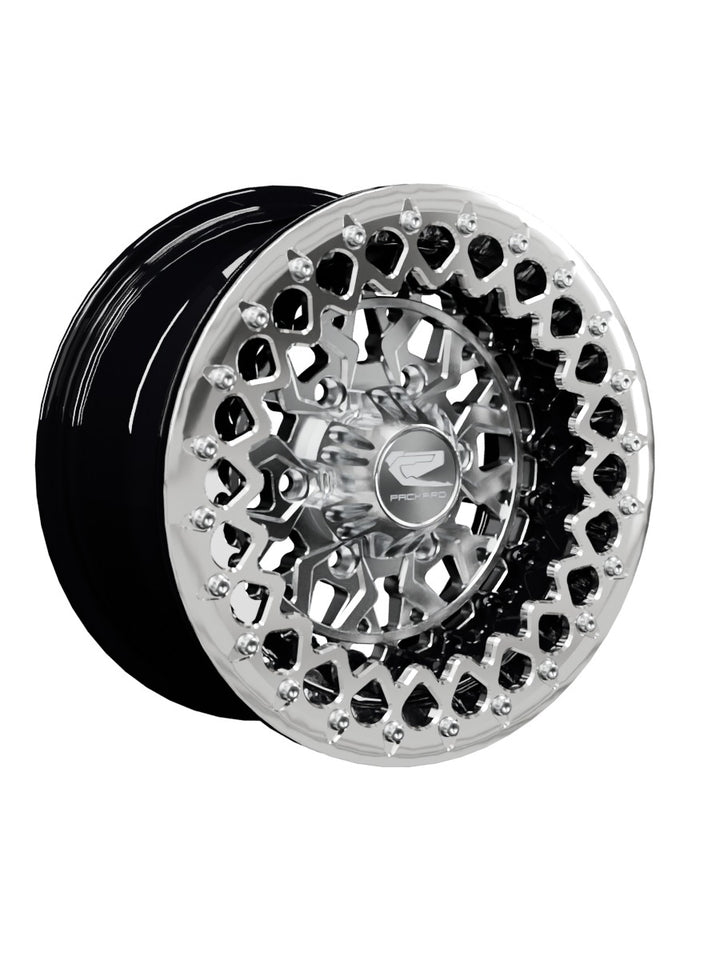 Apollo - FF Forged Beadlock - Silver Maverick R 6x139.7 - 15x7 | 6X139.7 / Polished V.2 / Spinner cap