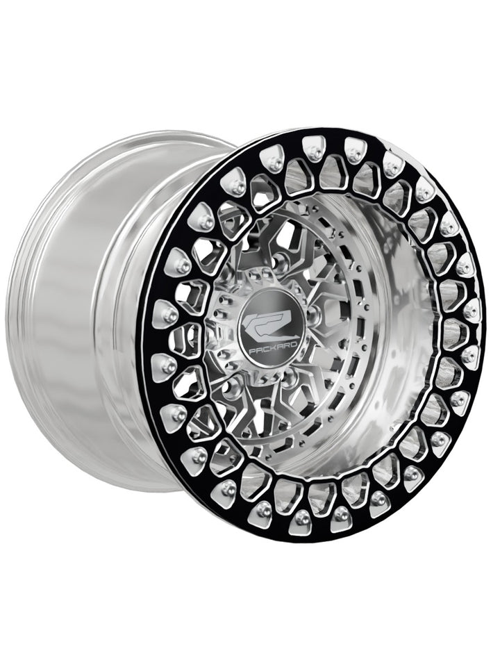 Apollo - FF Forged Polished Beadlock - Silver Maverick R 6x139.7 - 15x11 | 6X139.7 / Contrast Machined V.2 / No