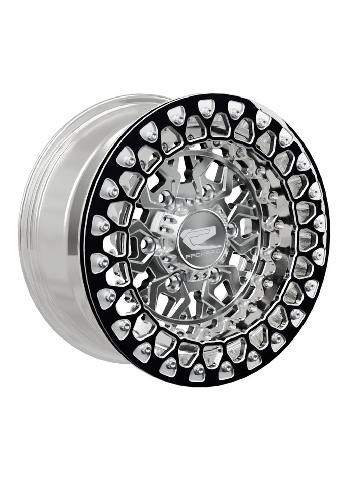 Apollo - FF Forged Polished Beadlock - Silver Maverick R 6x139.7 - 15x7 | 6X139.7 / Contrast Machined V.2 / No