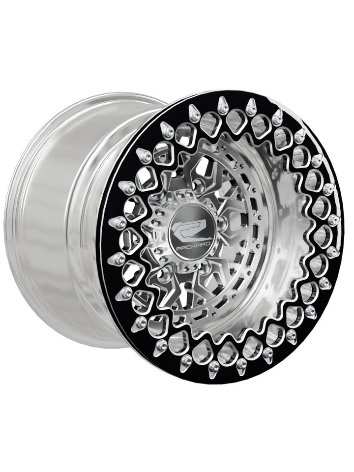 Apollo - FF Forged Polished Beadlock - Silver Maverick R 6x139.7 - 15x11 | 6X139.7 / Contrast Machined V.3 / No