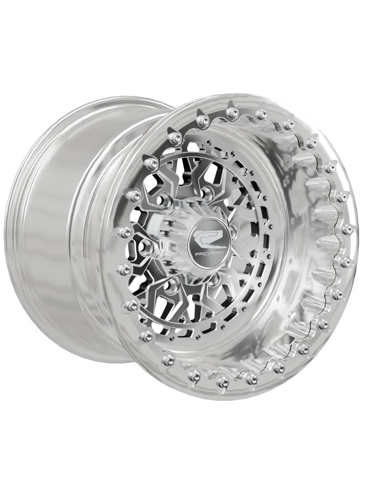 Apollo - FF Forged Polished Beadlock - Silver Maverick R 6x139.7 - 15x11 | 6X139.7 / Polished V.1 / Yes