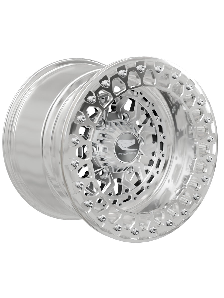 Apollo - FF Forged Polished Beadlock - Silver Maverick R 6x139.7 - 15x11 | 6X139.7 / Polished V.2 / Yes