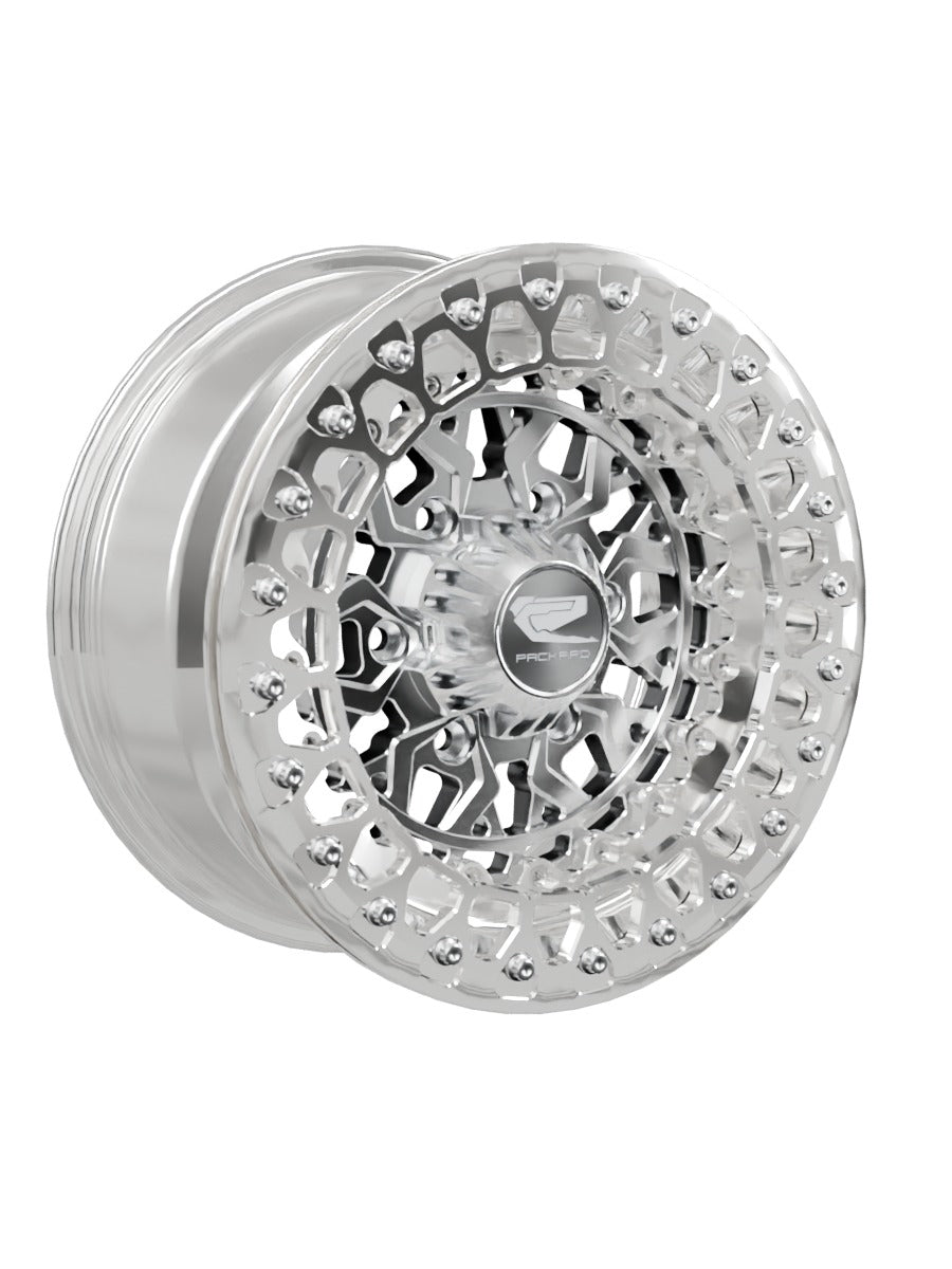 Apollo - FF Forged Polished Beadlock - Silver Maverick R 6x139.7 - 15x7 | 6X139.7 / Polished V.2 / Yes