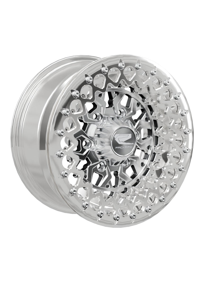Apollo - FF Forged Polished Beadlock - Silver Maverick R 6x139.7 - 15x7 | 6X139.7 / Polished V.3 / Yes