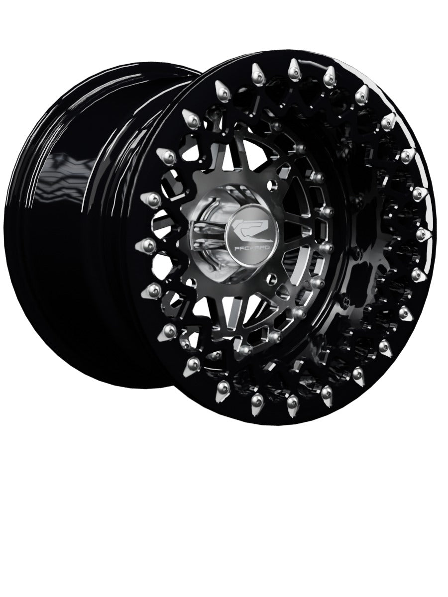 Apollo - FF Forged Beadlock - Silver - 15x11 | 4x156 / Contrast Machined V.2 / Spinner cap