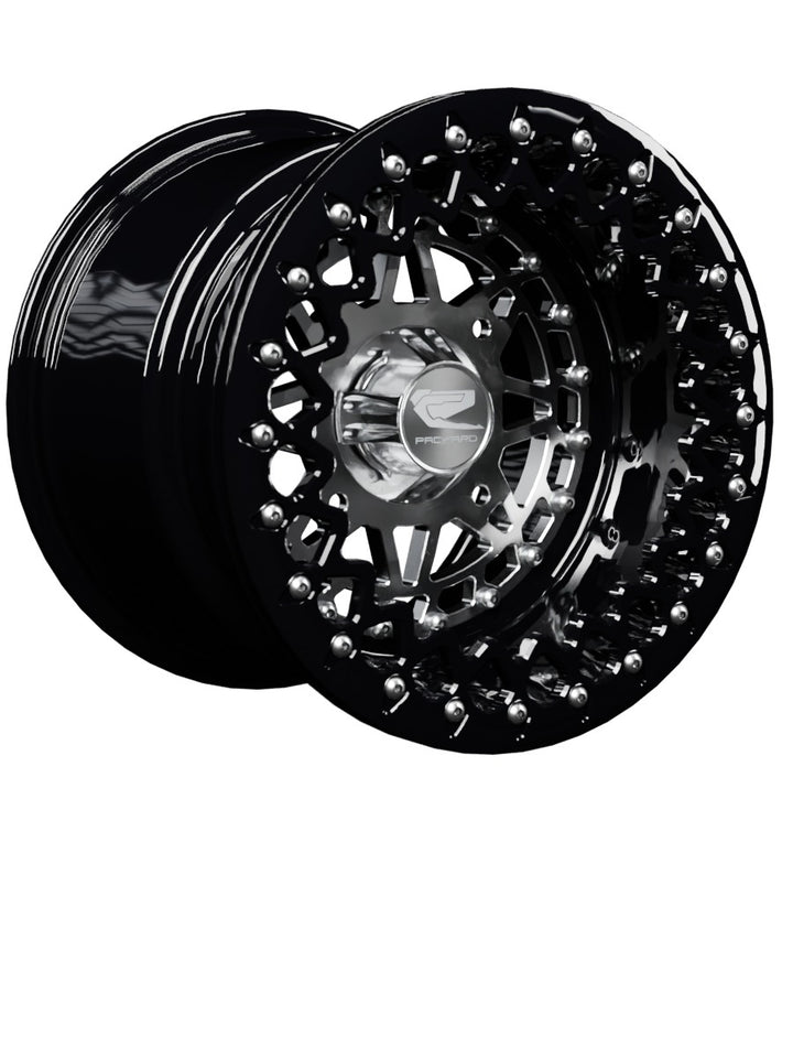 Apollo - FF Forged Beadlock - Silver - 15x11 | 4x156 / Gloss Black V.2 / Spinner cap
