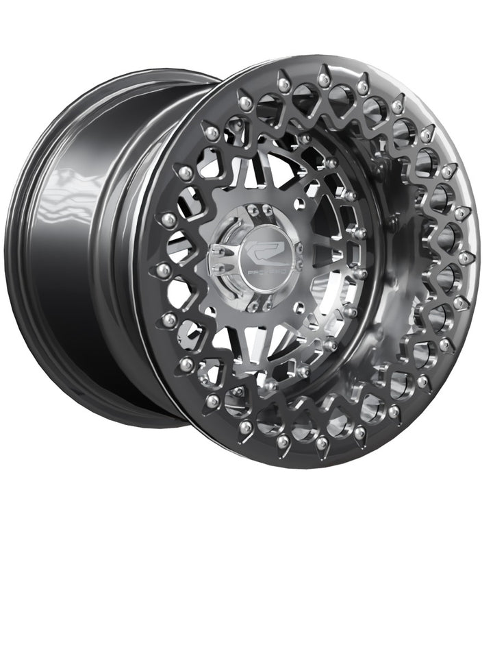 Apollo - FF Forged Beadlock - Silver - 15x11 | 4x156 / Gloss Black V.2