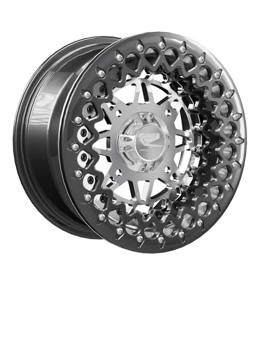 Apollo - FF Forged Beadlock - Silver - 15x7 | 4x156 / Gloss Black V.2