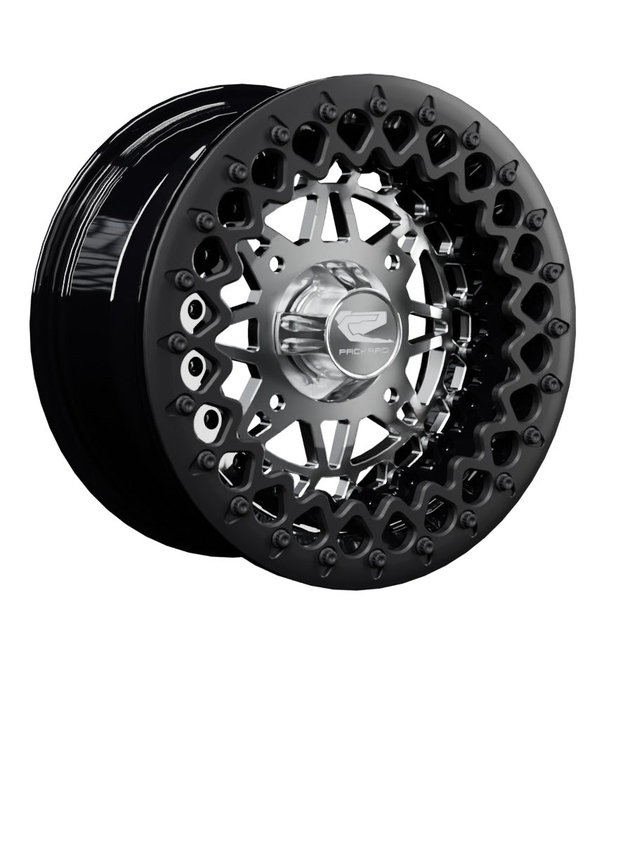 Apollo - FF Forged Beadlock - Silver - 15x7 | 4x156 / Satin Black V.2 / Spinner cap