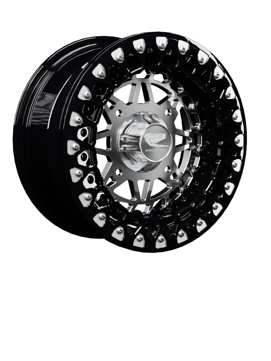 Apollo - FF Forged Beadlock - Silver - 15x7 | 4x156 / Contrast Machined V.3 / Spinner cap