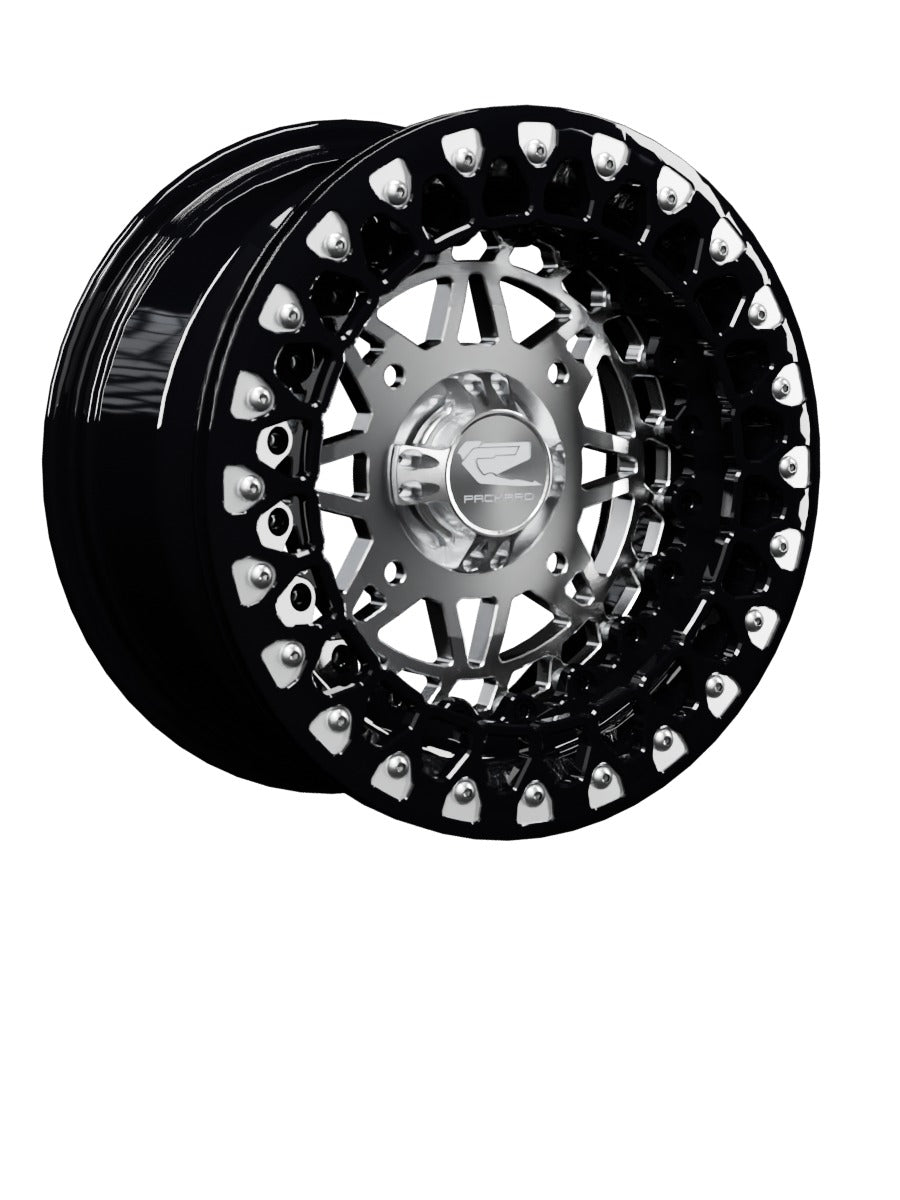 Apollo - FF Forged Beadlock - Silver - 15x7 | 4x156 / Contrast Machined V.3
