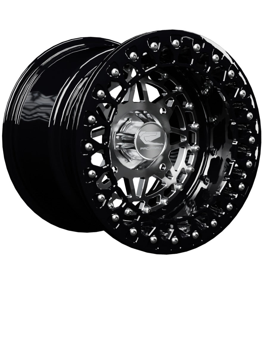 Apollo - FF Forged Beadlock - Silver - 15x11 | 4x156 / Gloss Black V.3 / Spinner cap
