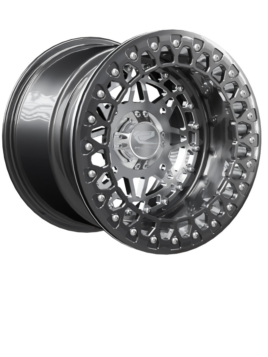 Apollo - FF Forged Beadlock - Silver - 15x11 | 4x156 / Gloss Black V.3