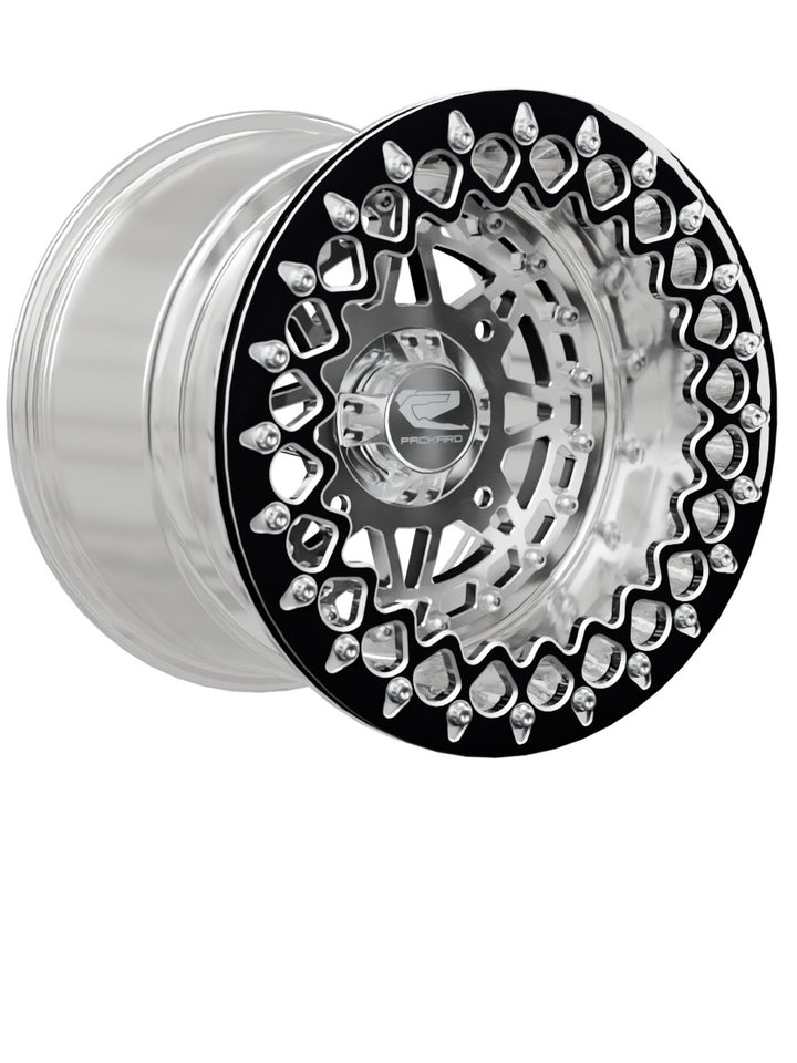 Apollo - FF Forged Polished Beadlock - Silver - 15x11 | 4x156 / Contrast Machined V.2