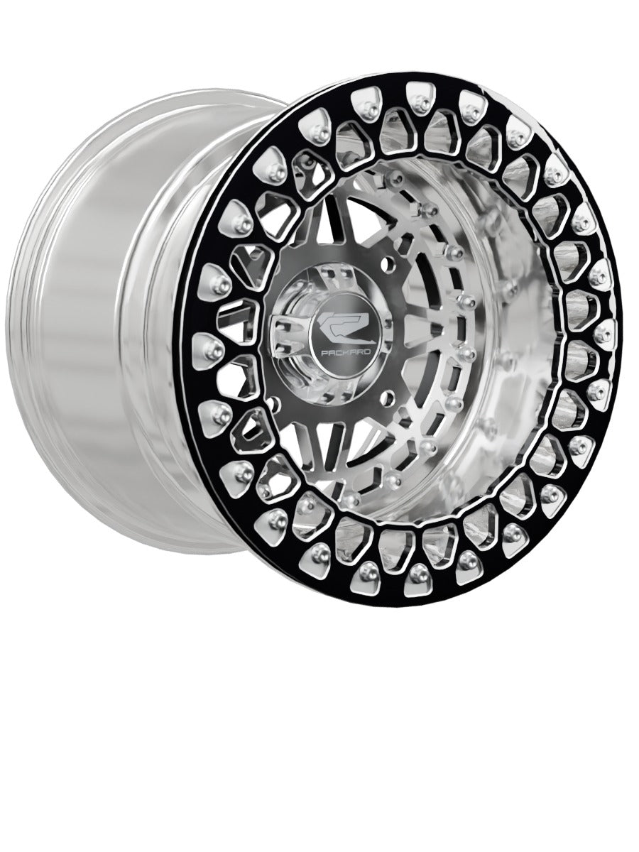 Apollo - FF Forged Polished Beadlock - Silver - 15x11 | 4x156 / Contrast Machined V.3