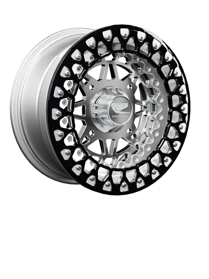 Apollo - FF Forged Polished Beadlock - Silver - 15x7 | 4x156 / Contrast Machined V.3 / Spinner cap